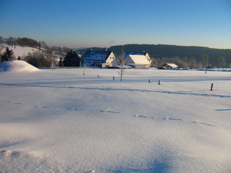 Winter in Kleinolbersdorf (Nachbargut)